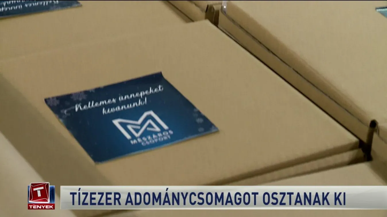Tízezer adománycsomagot osztanak ki