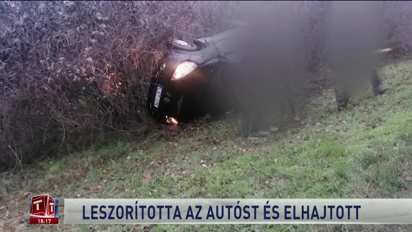 Leszorította az autóst és elhajtott
