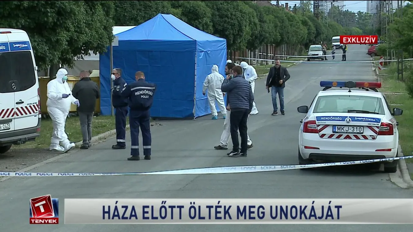 Háza előtt ölték meg unokáját