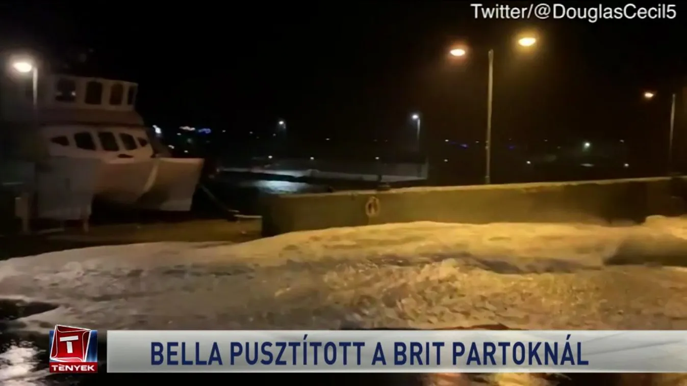 Bella pusztított a brit partoknál