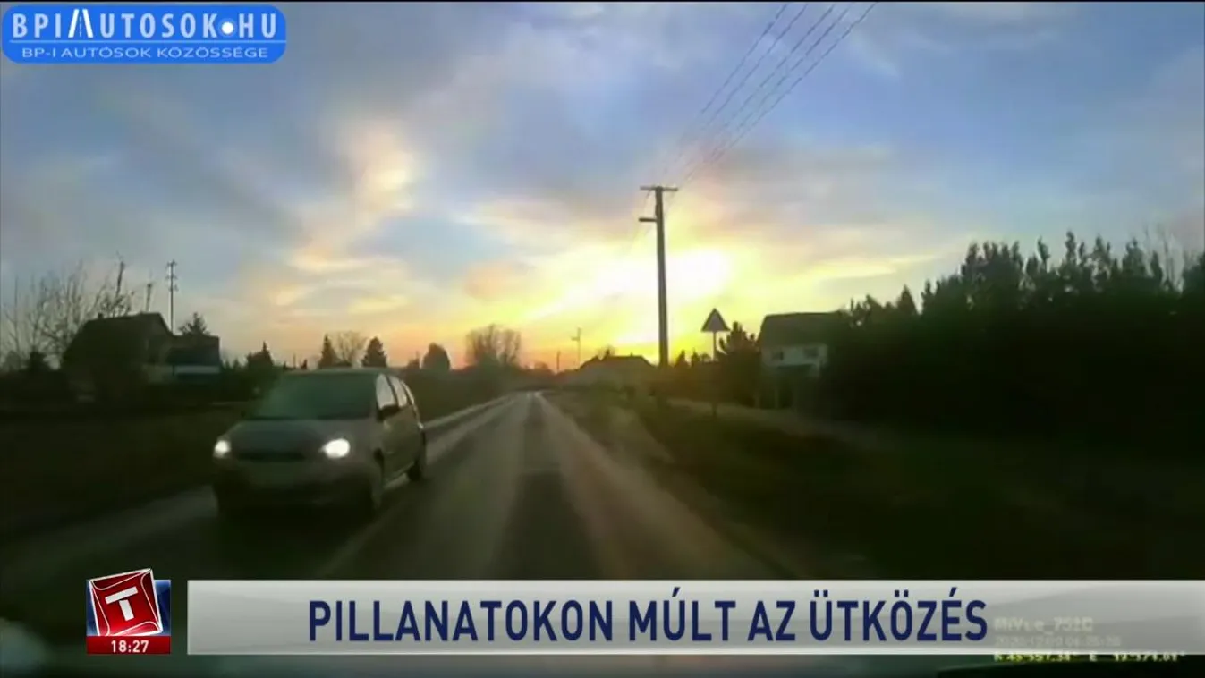 Pillanatokon múlt az ütközés