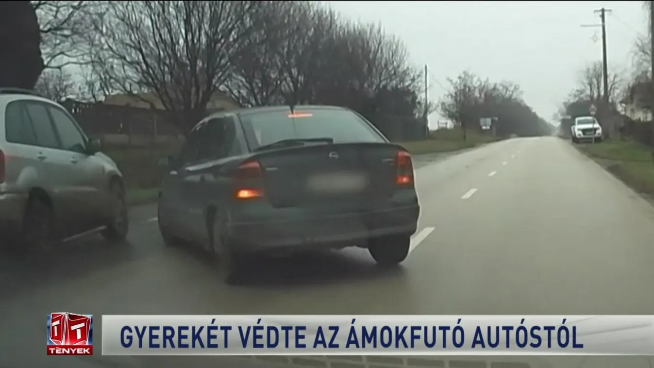Gyerekét védte az ámokfutó autóstól