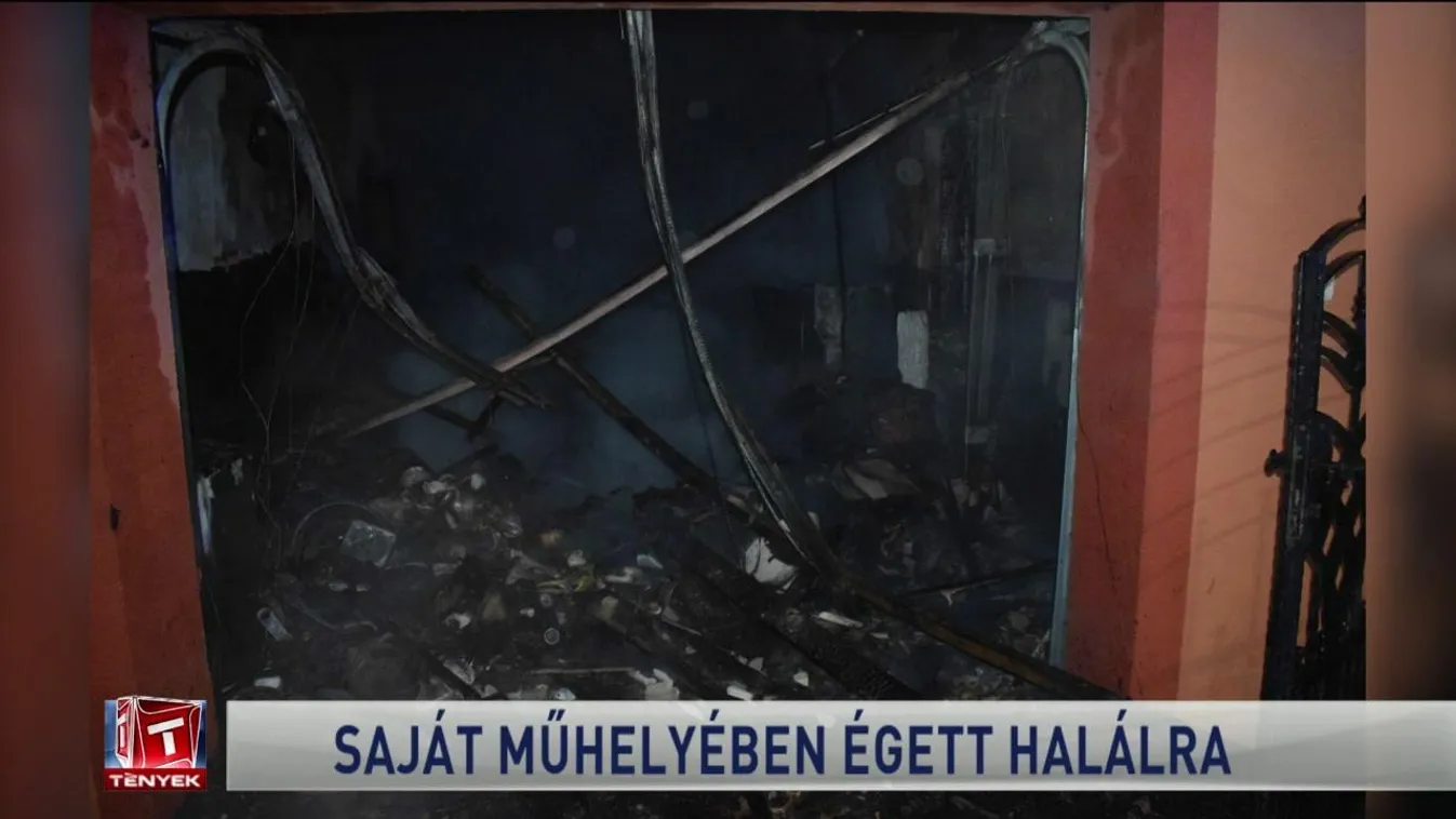 Saját műhelyében égett halálra