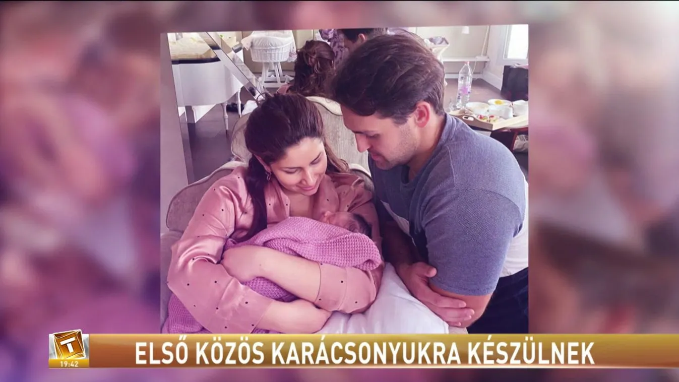 Hármasban készülnek a Karácsonyra Radics Gigiék – Tények Plusz 18.45