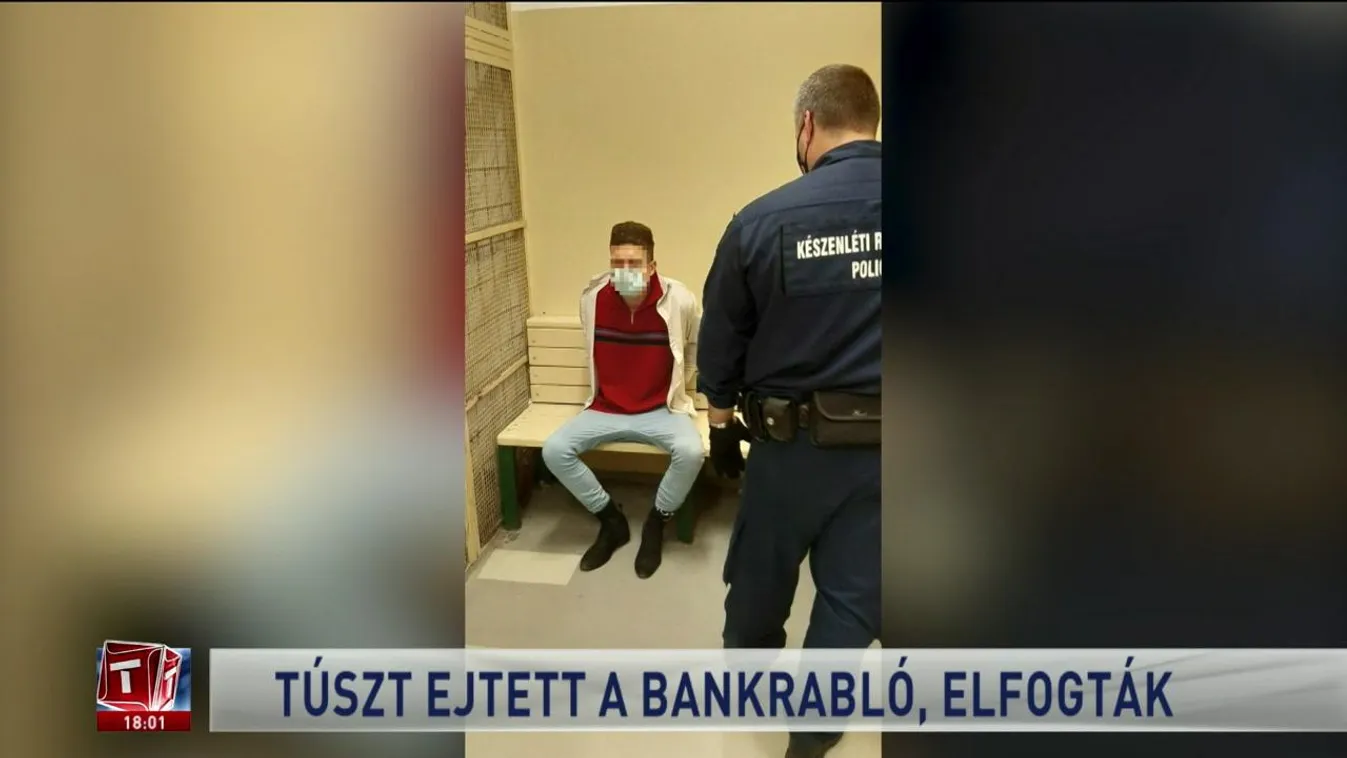 Túszt ejtett a bankrabló, elfogták