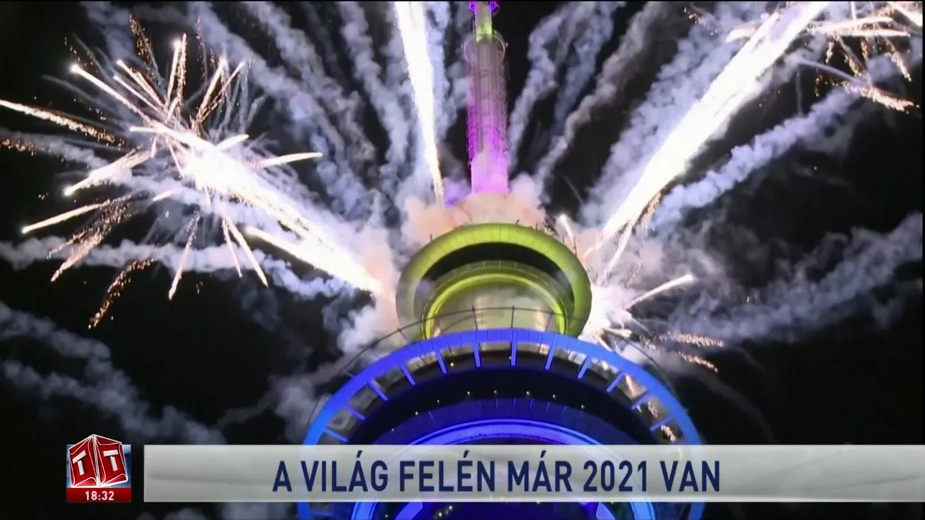 A világ felén már 2021 van