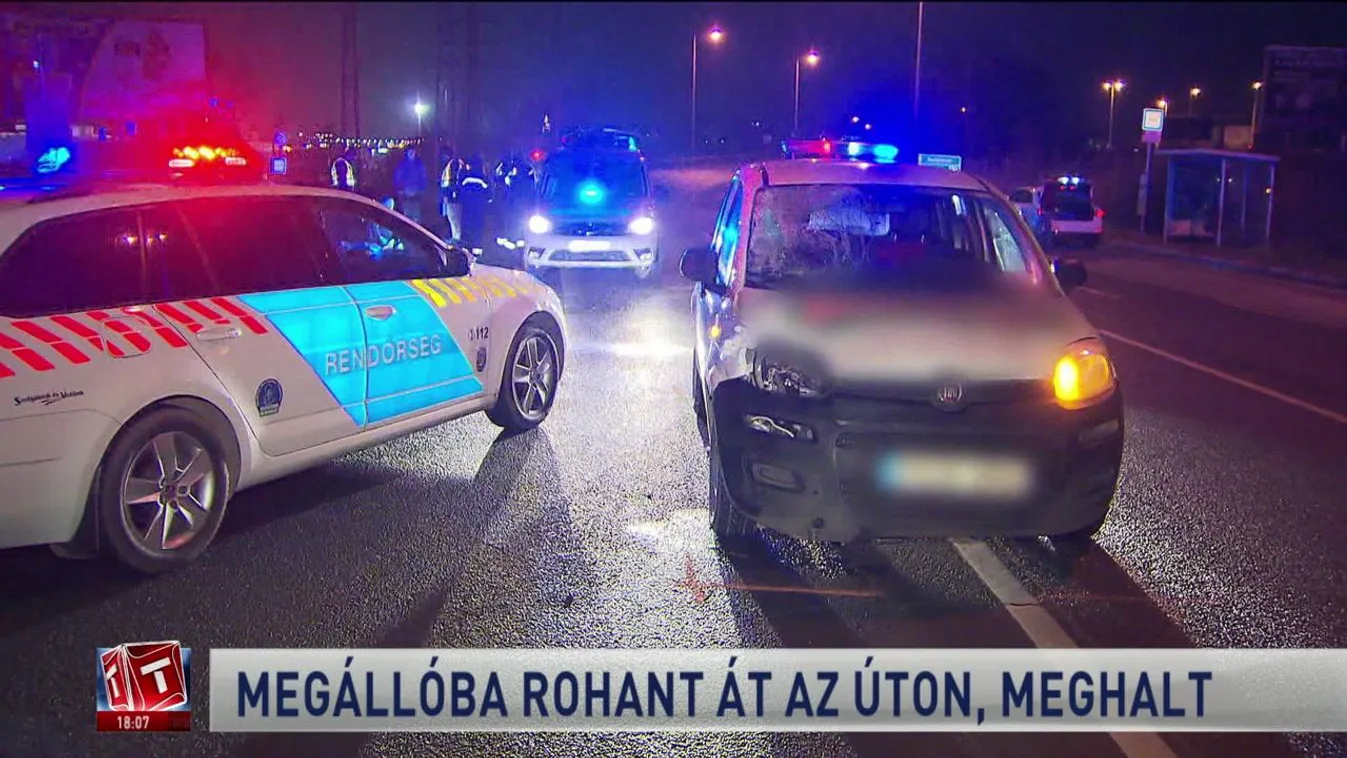 Megállóba rohant át az úton, meghalt