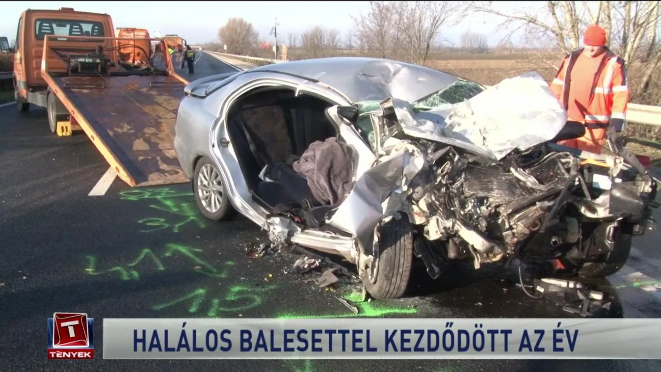 Halálos balesettel kezdődött az év