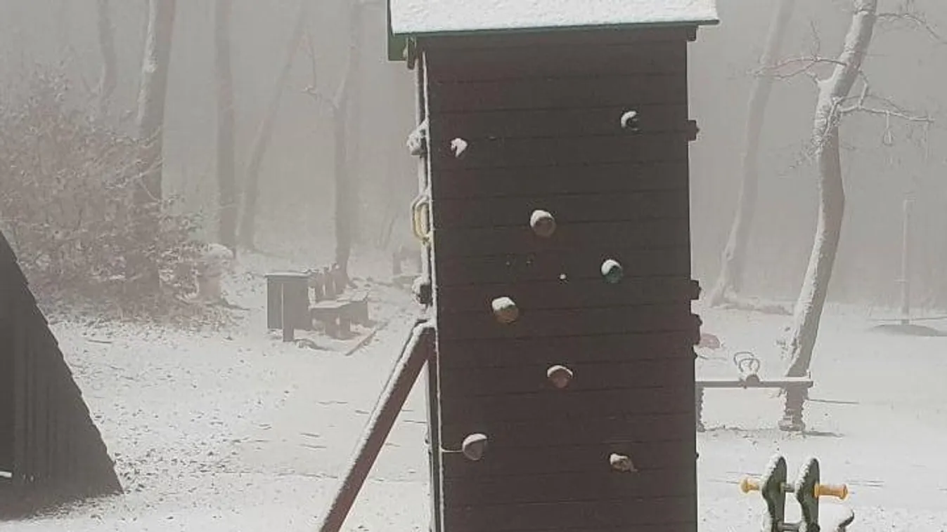 Hó borítja a Normafát