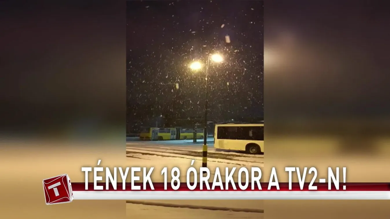 Sarkvidéki hideggel érkezett meg a havazás az országba - Tények 18.00