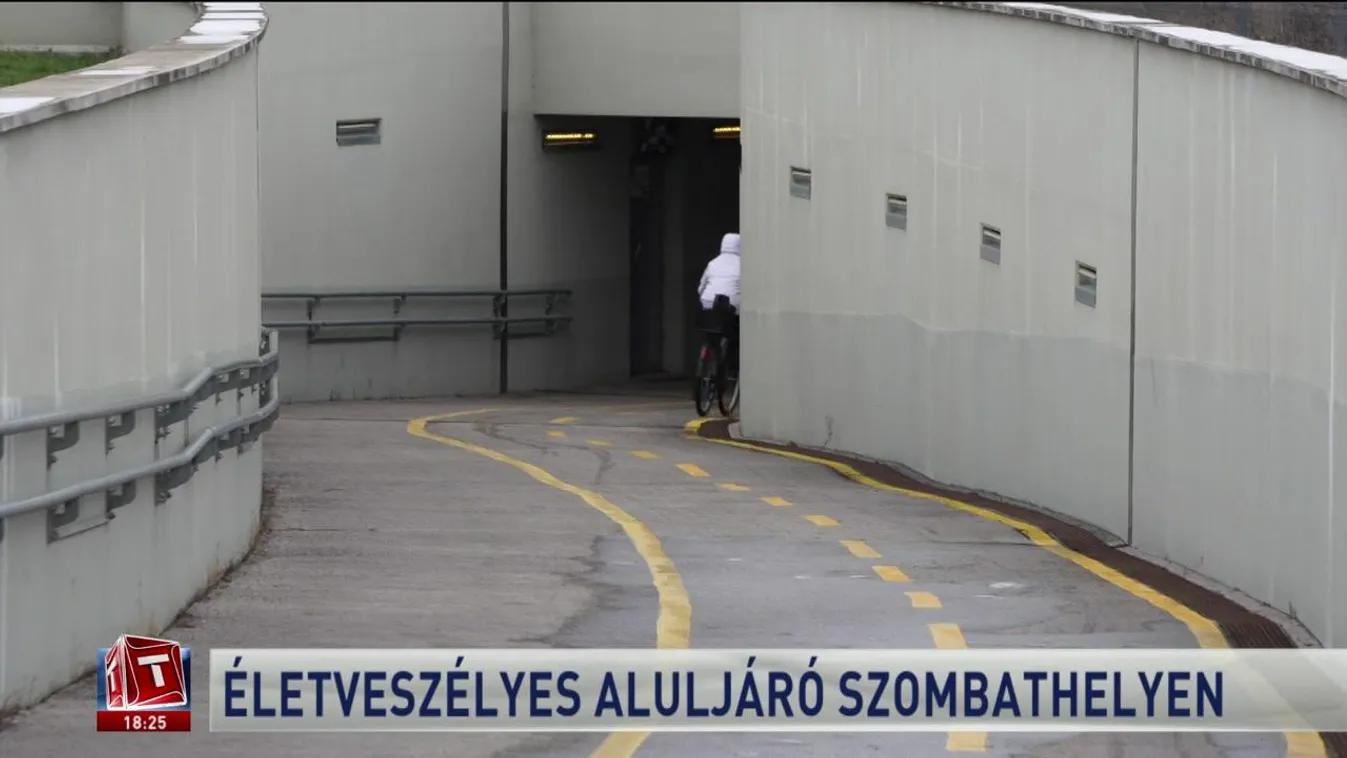 Életveszélyes aluljáró Szombathelyen