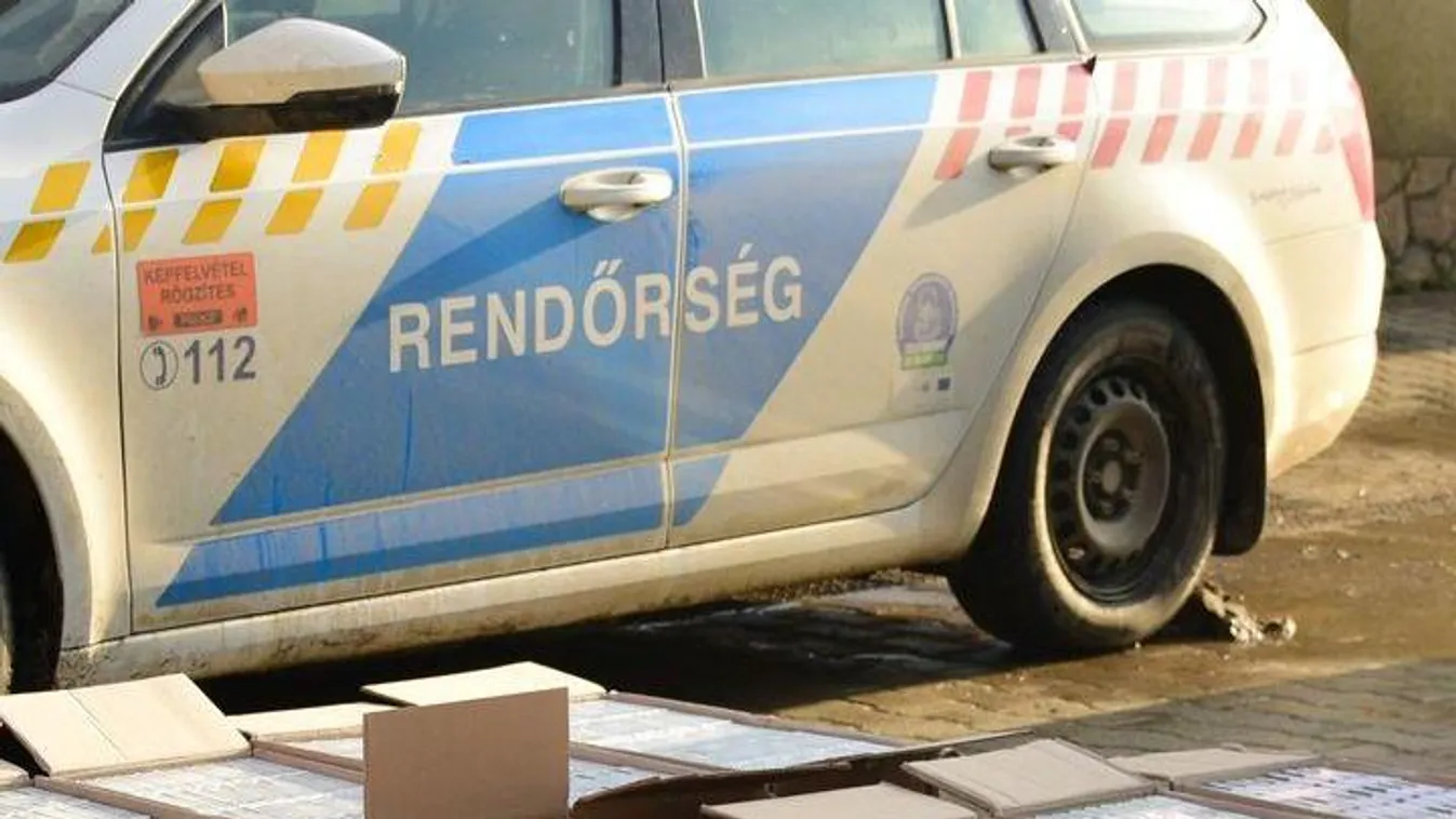 Több millió  forint értékű cigaretta fogás - FOTÓK