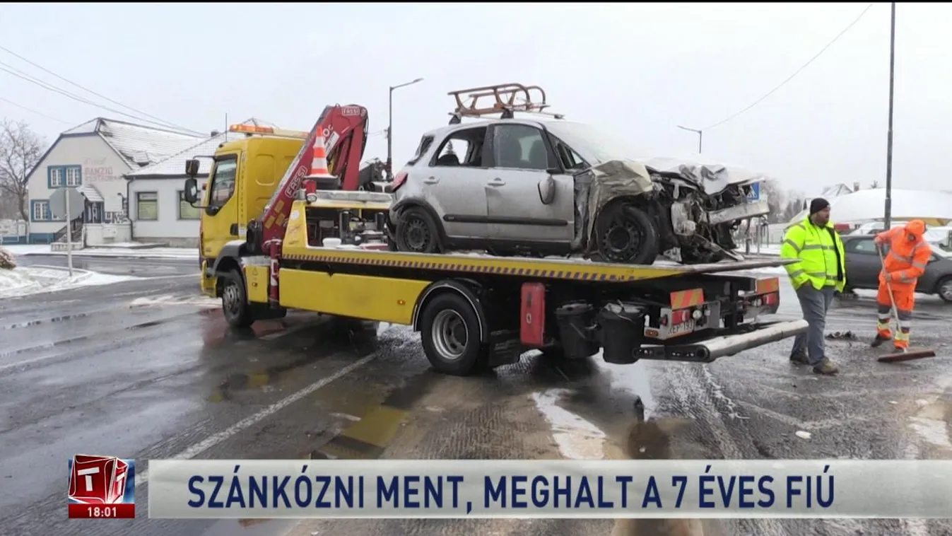 Szánkózni ment, meghalt a 7 éves fiú