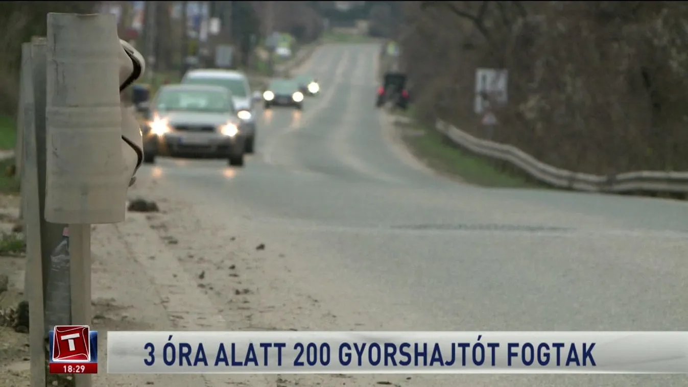 3 óra alatt 200 gyorshajtót fogtak