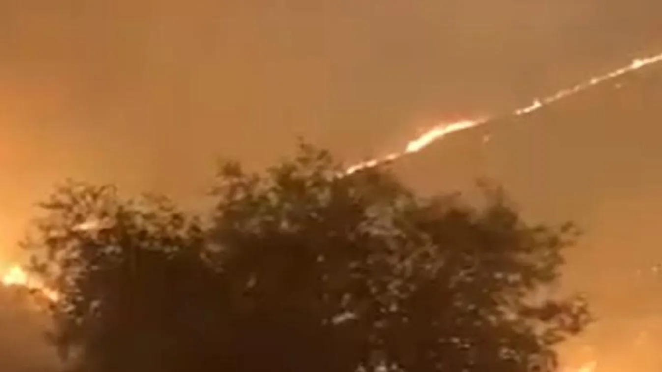 Pusztító erdőtűz tartja rettegésben Kalifornia lakosait - VIDEÓ