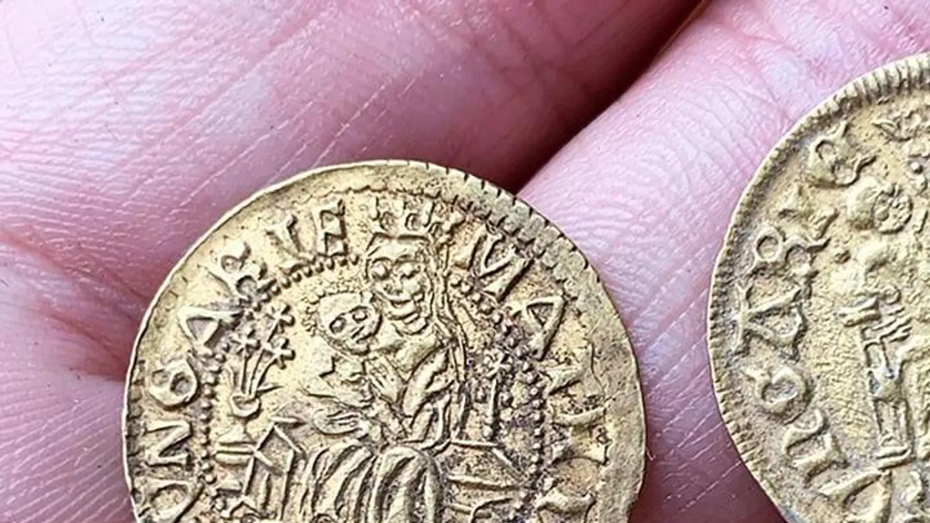 Hétezer darabos középkori éremkincslelet került elő Újlengyelben