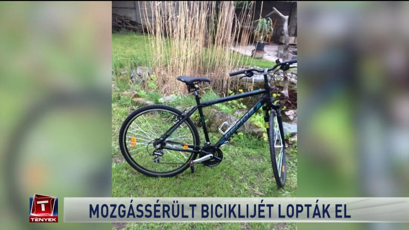 Mozgássérült biciklijét lopták el