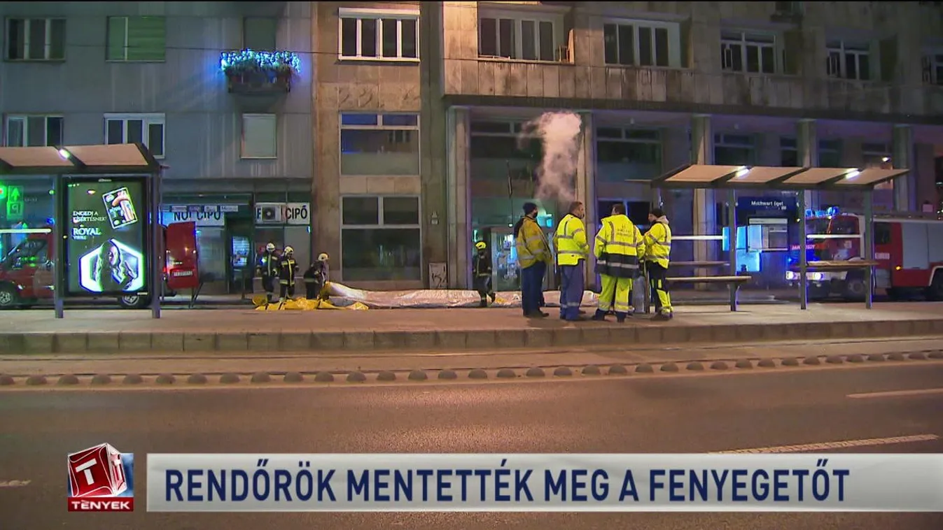 Rendőrök mentették meg a fenyegetőt