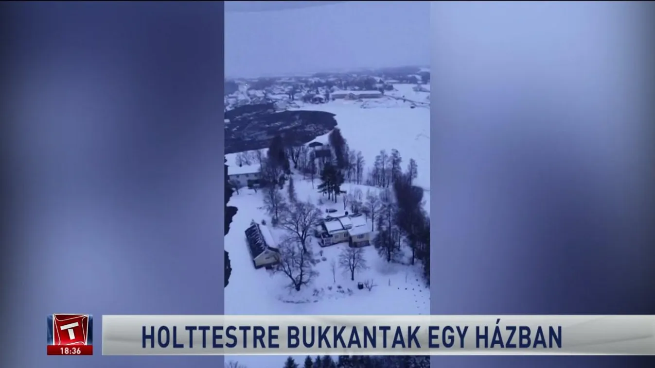 Holttestre bukkantak egy házban