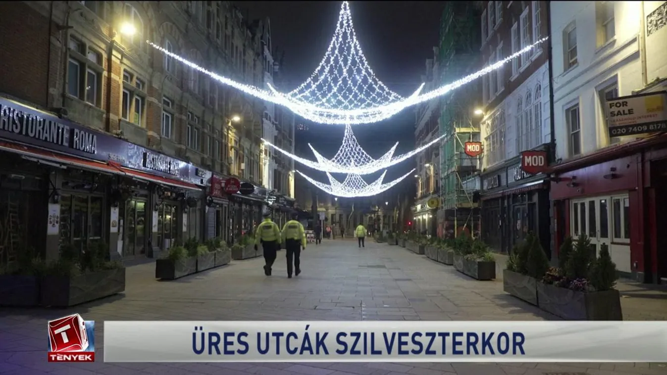 Üres utcák Szilveszterkor