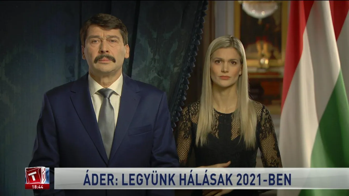 Áder: legyünk hálásak 2021-ben