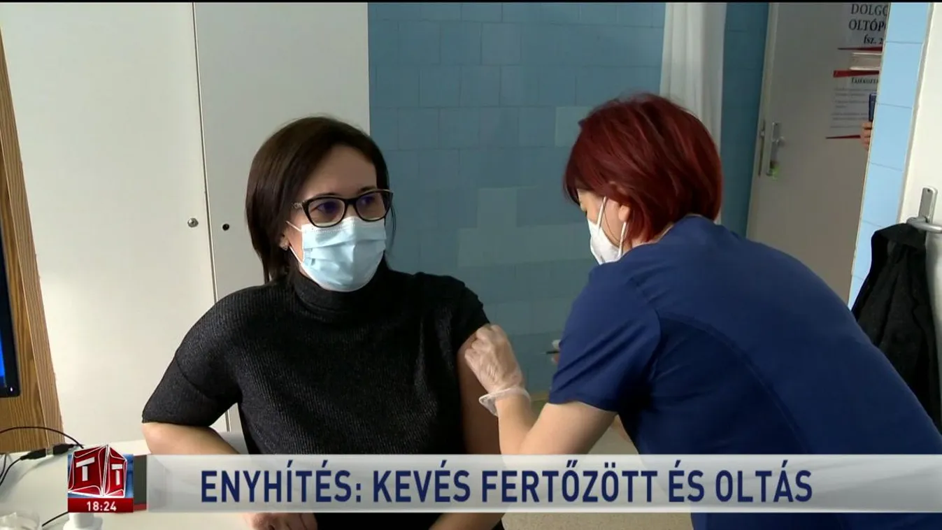 Enyhítés: kevés fertőzött és oltás