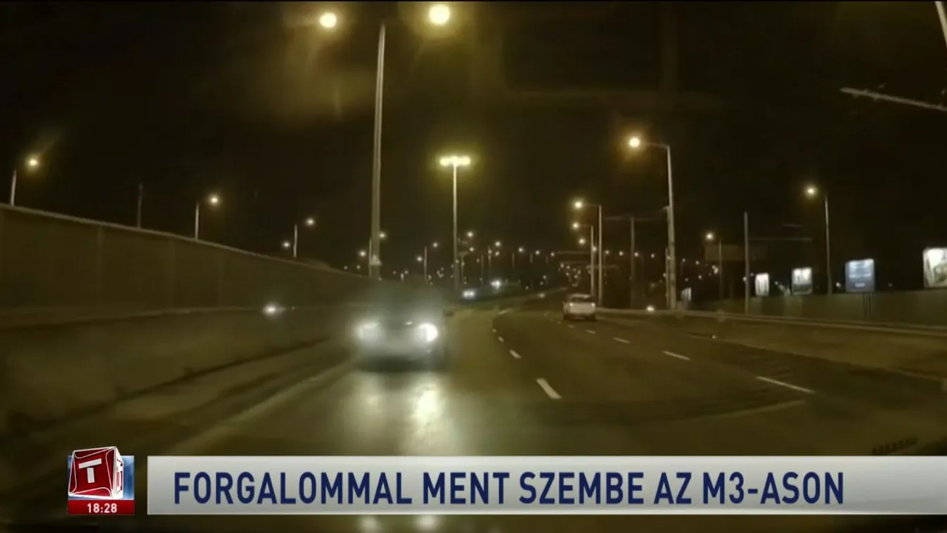 Forgalommal ment szembe az M3-ason
