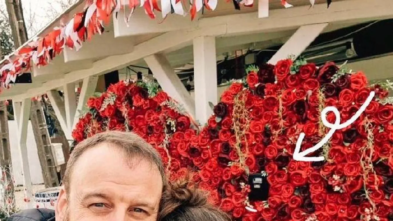 Esküvői képpel ünneplik a szerelmesek napját Ördög Nóráék
