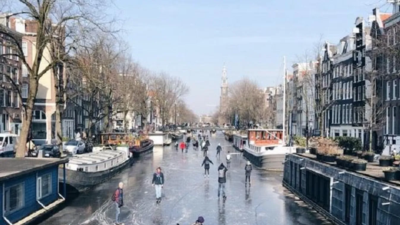 Beszakadt a jég a félmeztelen jégkirály alatt, épphogy megúszta-videó
