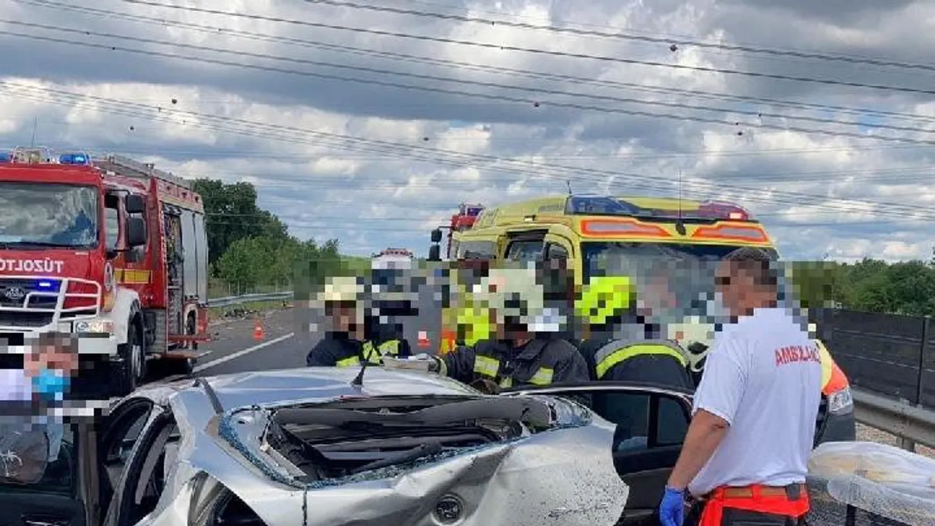 Brutális baleset történt Dunaszentgyörgynél - Fotó