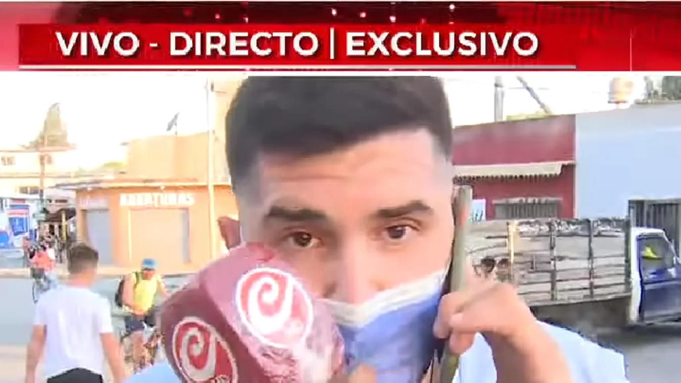 Élő adásban rabolták ki a riportert