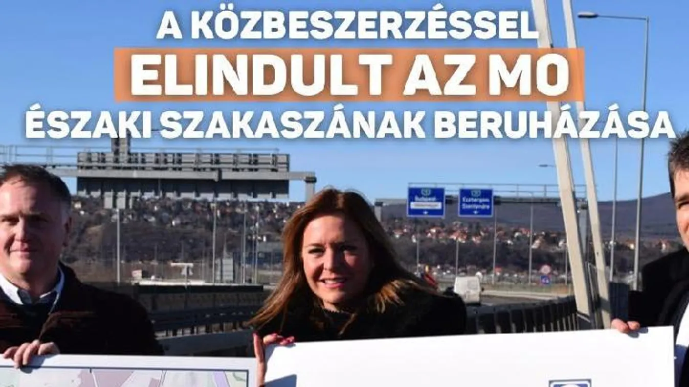Elindult az M0-s északi szakaszának megvalósítása