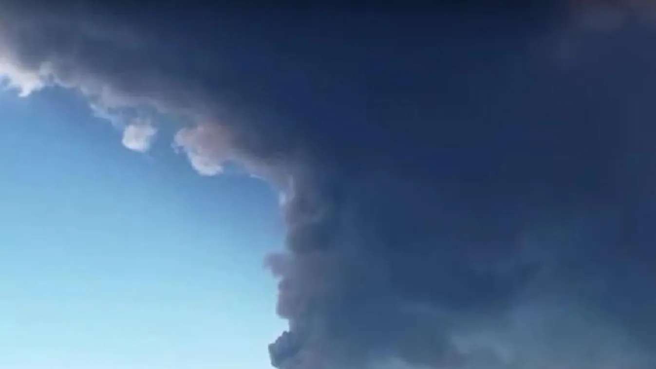 Látványos felvételen háborog ismét a kitörő Etna