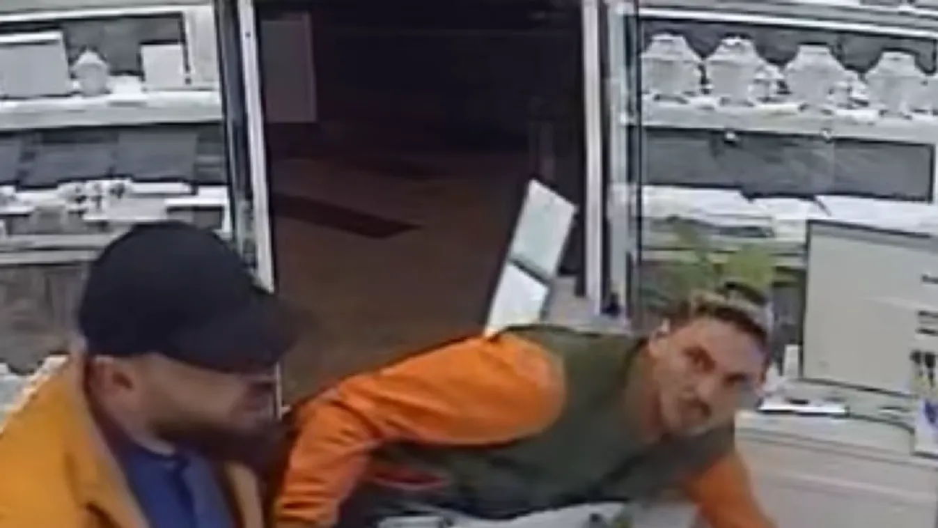 Videón a budapesti ékszerrablás