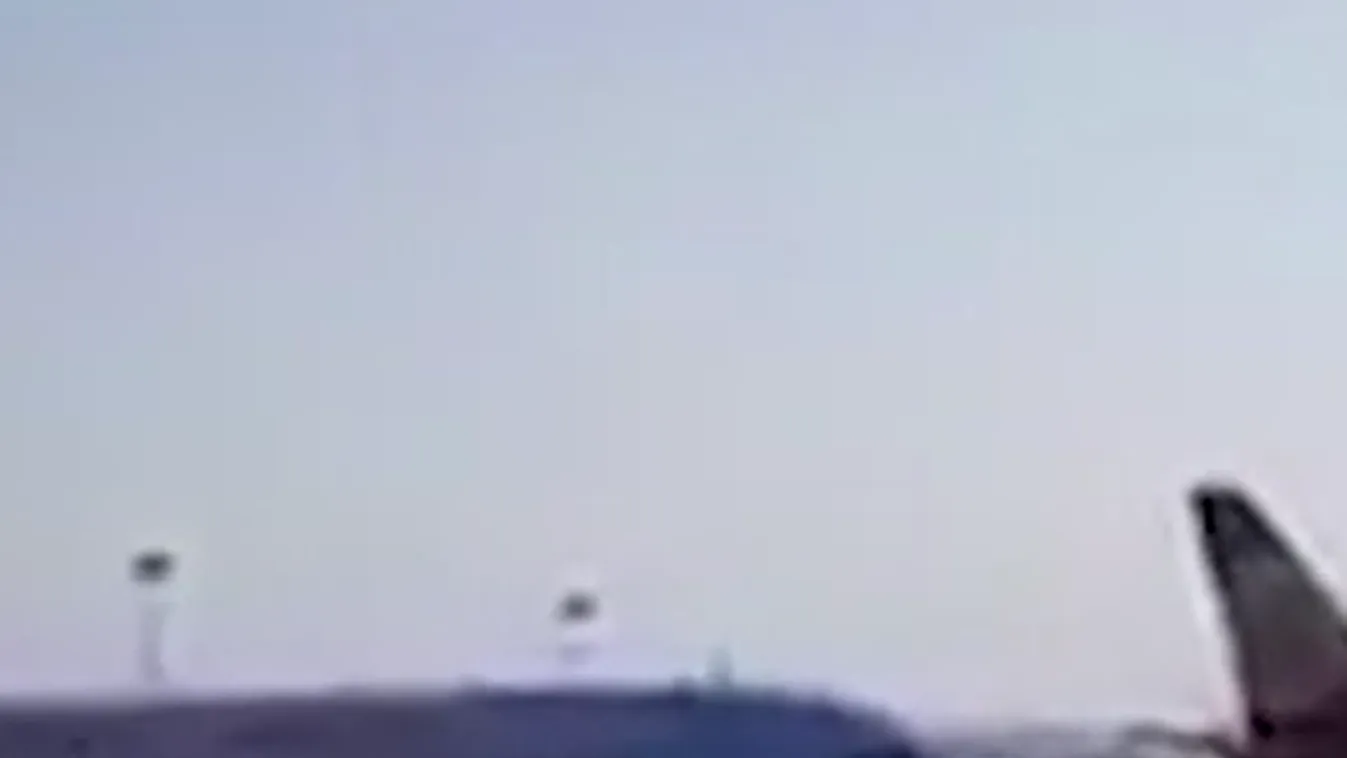 Puszta kézzel állította meg az elszabadult utasszállítót egy reptéri munkás - videó