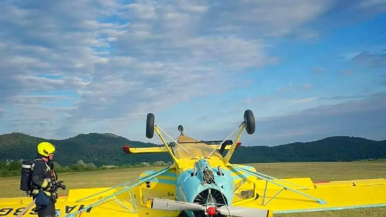 Repülőbaleset történt Magyarországon, képek is készültek a szerencsétlenségről