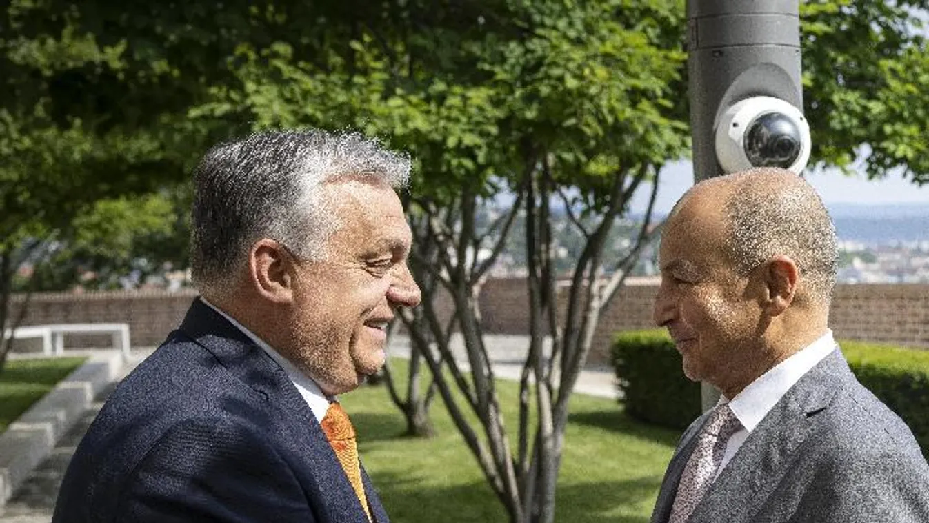 Orbán Viktor a FINA elnökével tárgyalt - Fotók