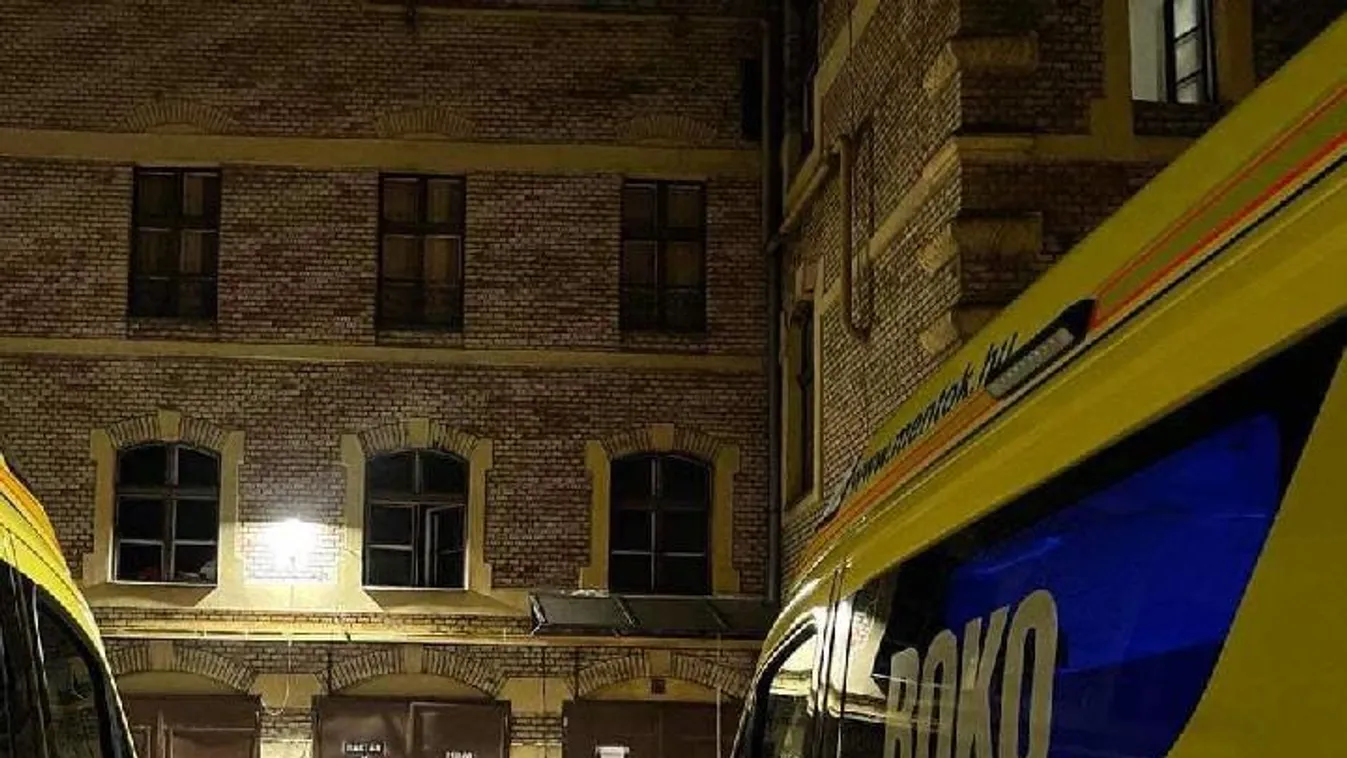 Villamosmegállóban esett össze egy építőmunkás