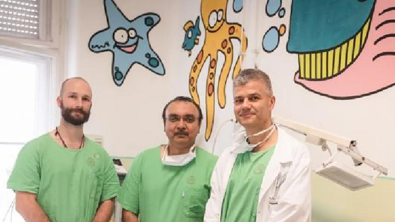 Nyitott hasfallal született kisfiút mentettek meg a szegedi gyermekklinikán