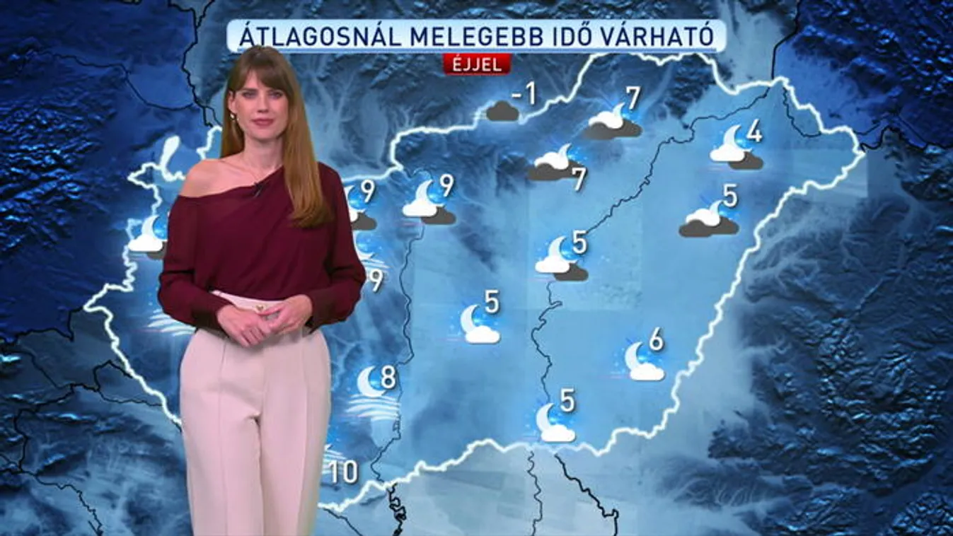 Fátyolfelhők az ország legnagyobb részén