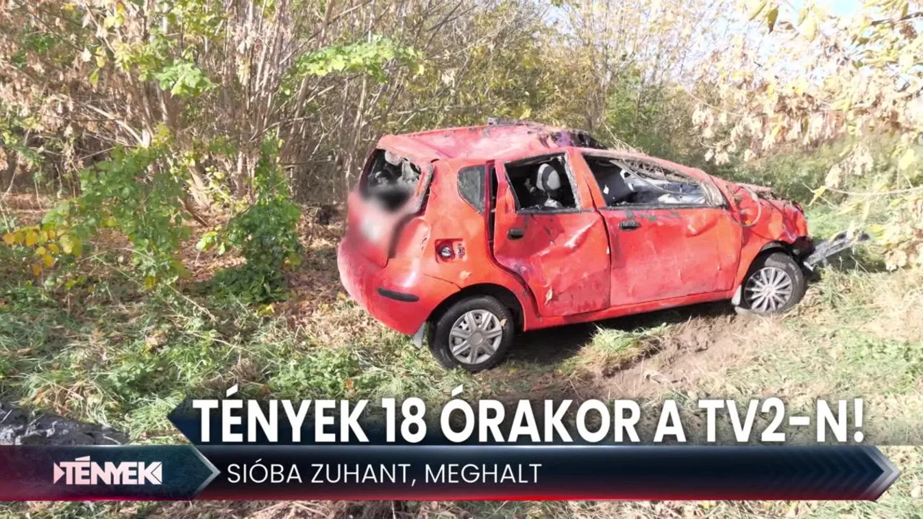 A Sióba zuhant autójával - Tények 18.00