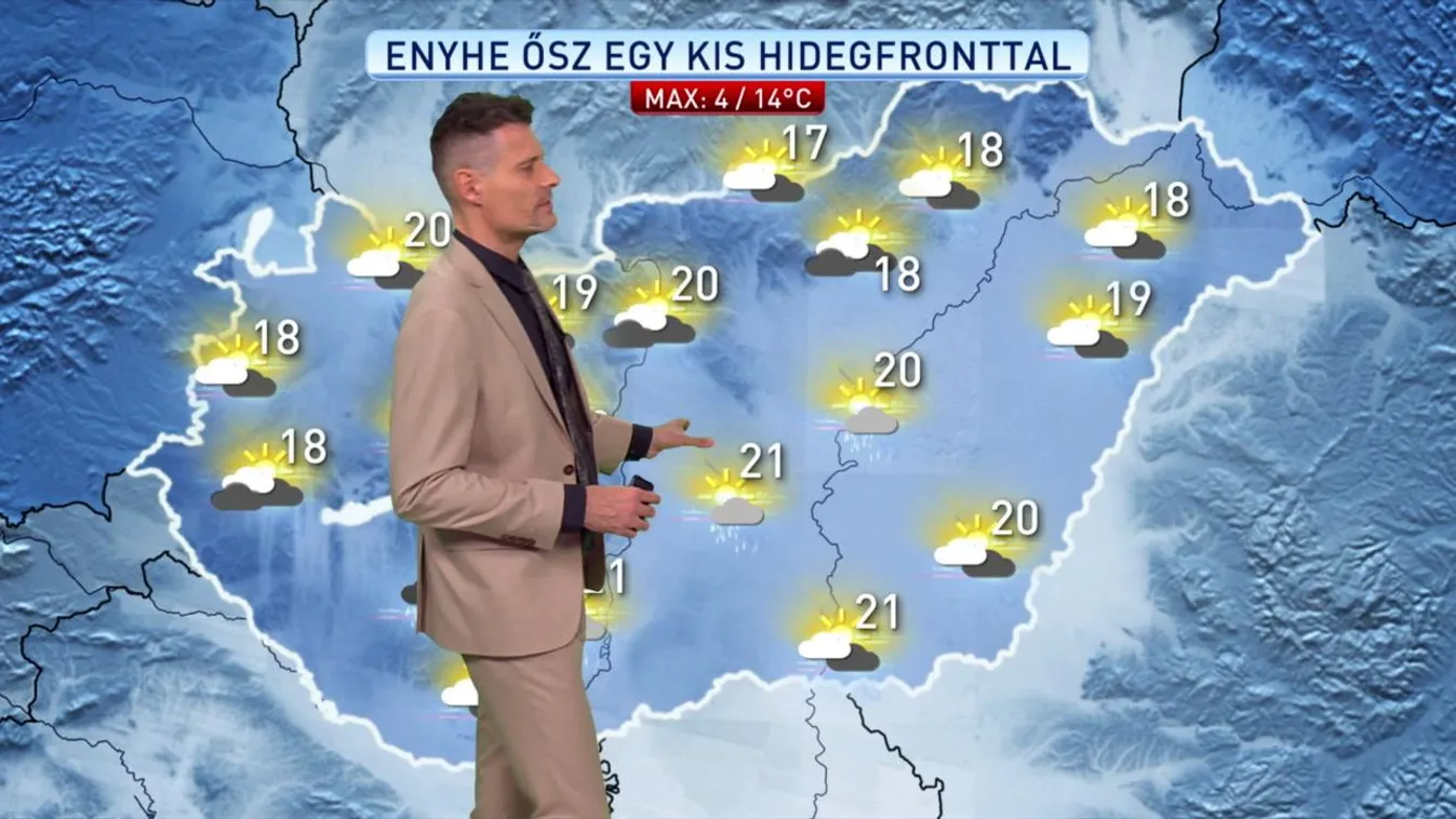 Erős felhőzetnövekedés váltja a napsütést