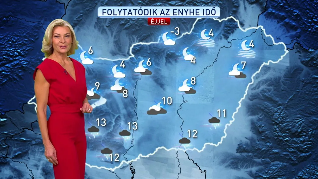 Gyenge fagyok és köd északon