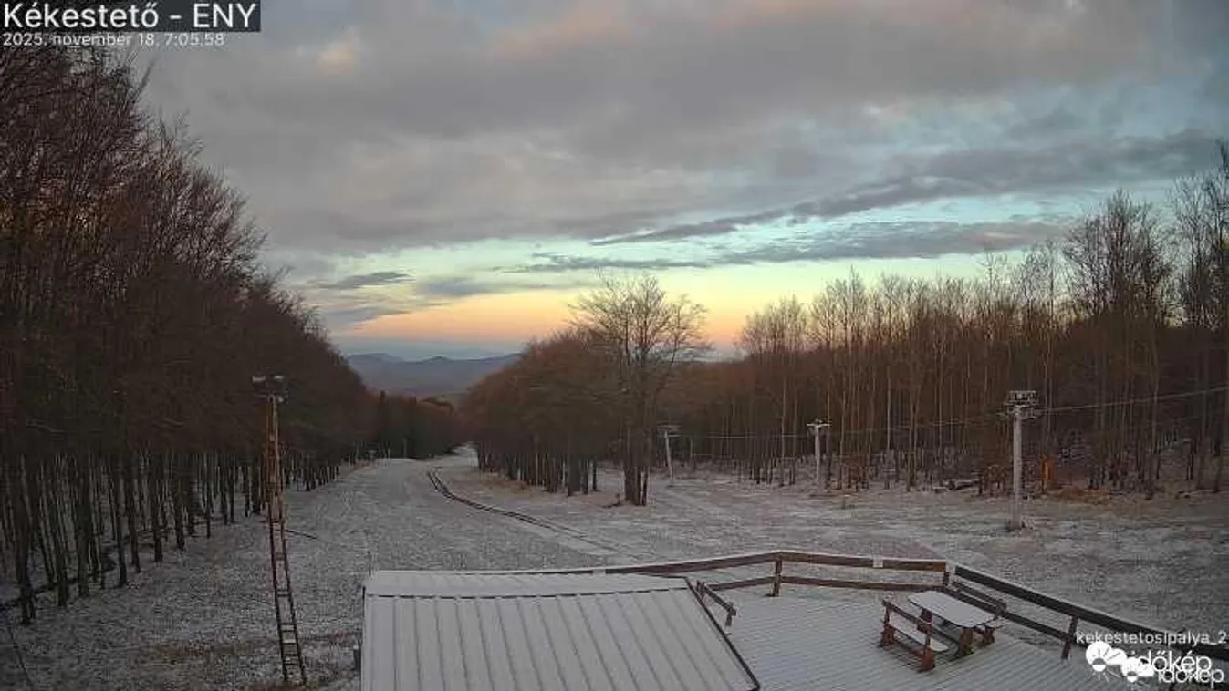 Megérkezett az első hó Magyarországra: ezt a képet mindenkinek látnia kell