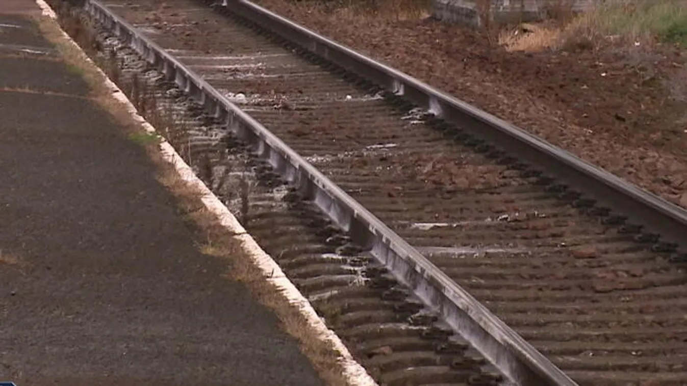 Zenét hallgatott a peron szélén, meghalt