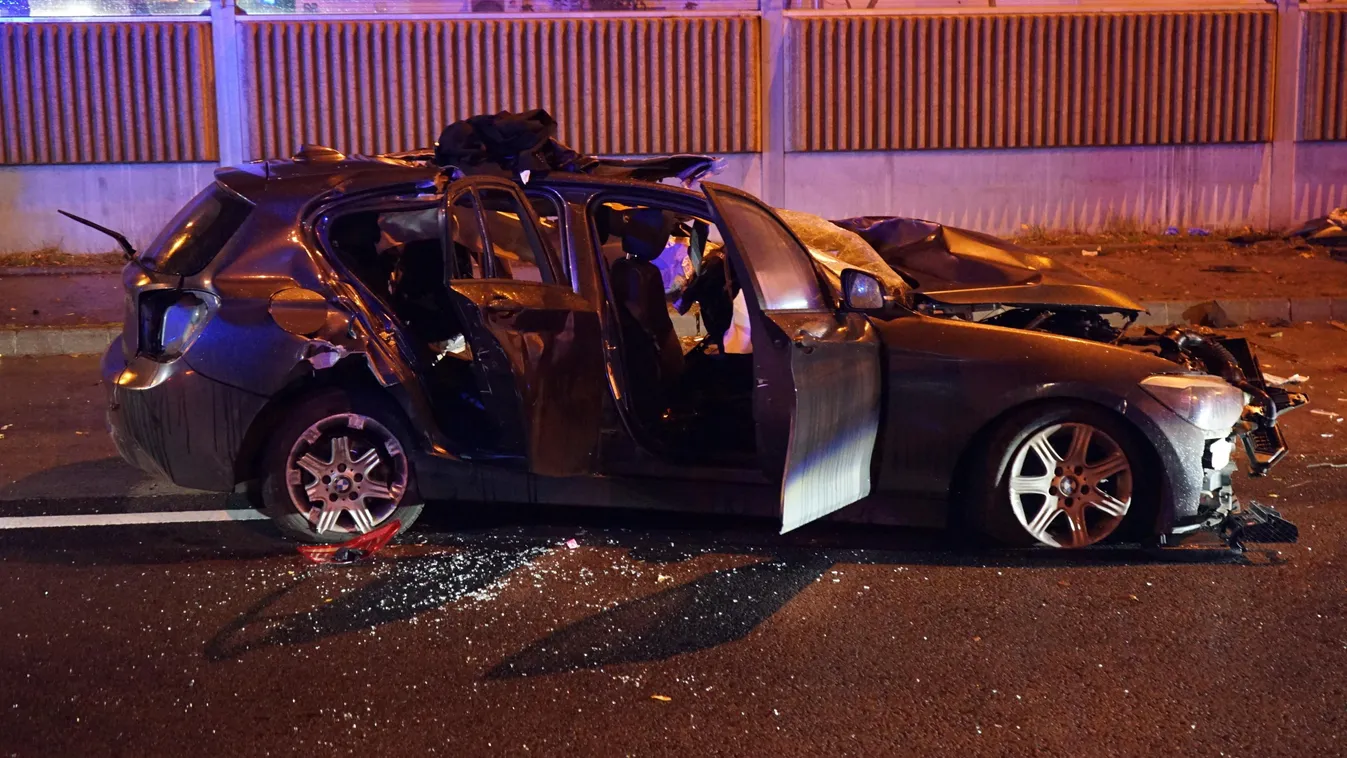 Kiderült, ki halt meg a szombat éjszakai balesetben - Fotók