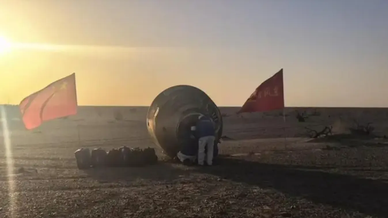 Sikeresen visszatért a Földre a Sencsou-20 kínai űrmisszió legénysége