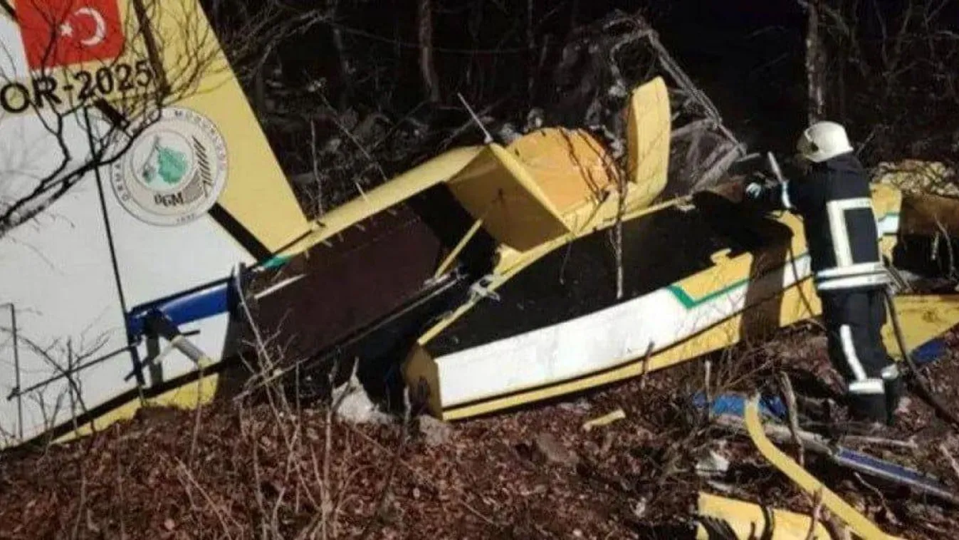 Lezuhant egy kisrepülőgép Horvátországban, a pilóta nem élte túl