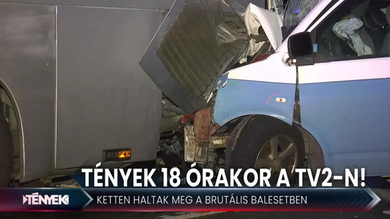 Nyugdíjasokkal teli busznak csapódott egy kisbusz - Tények 18.00