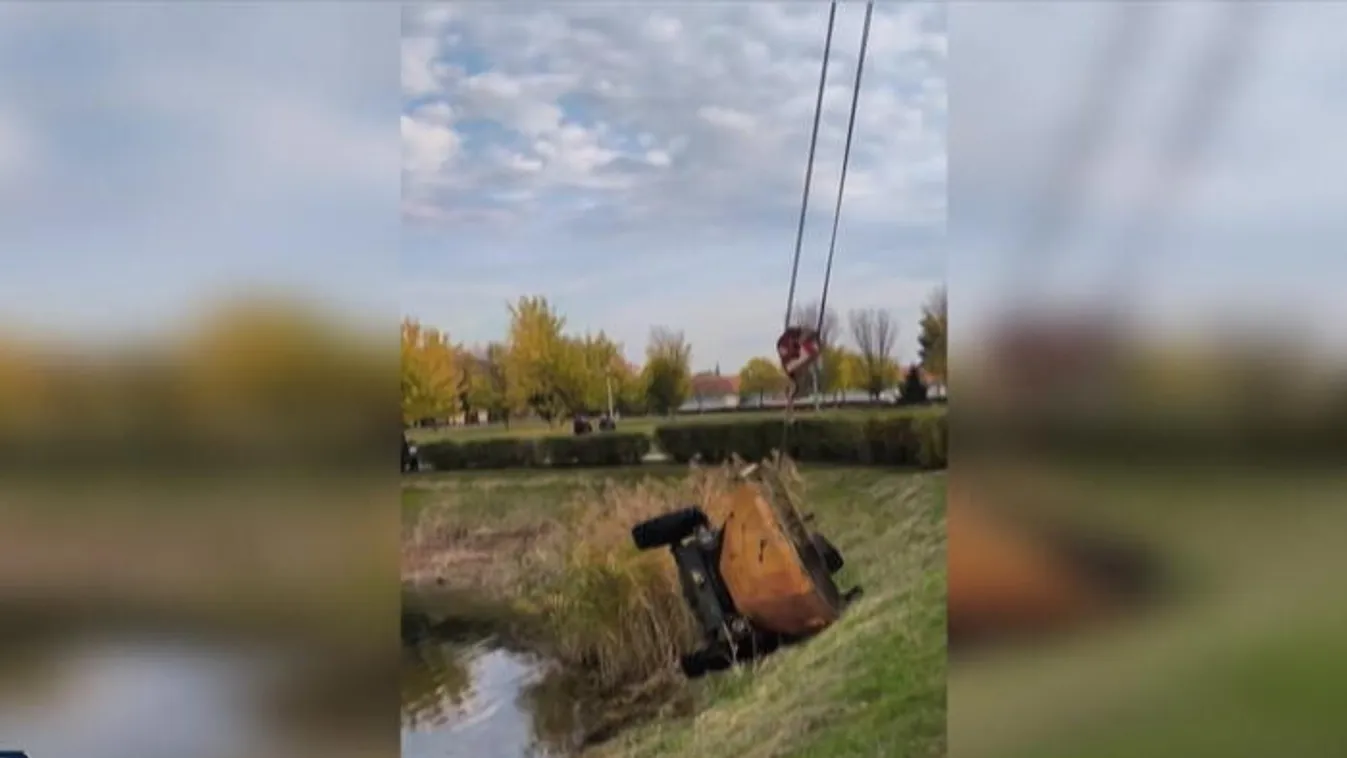 Tóból emelték ki az ellopott munkagépet